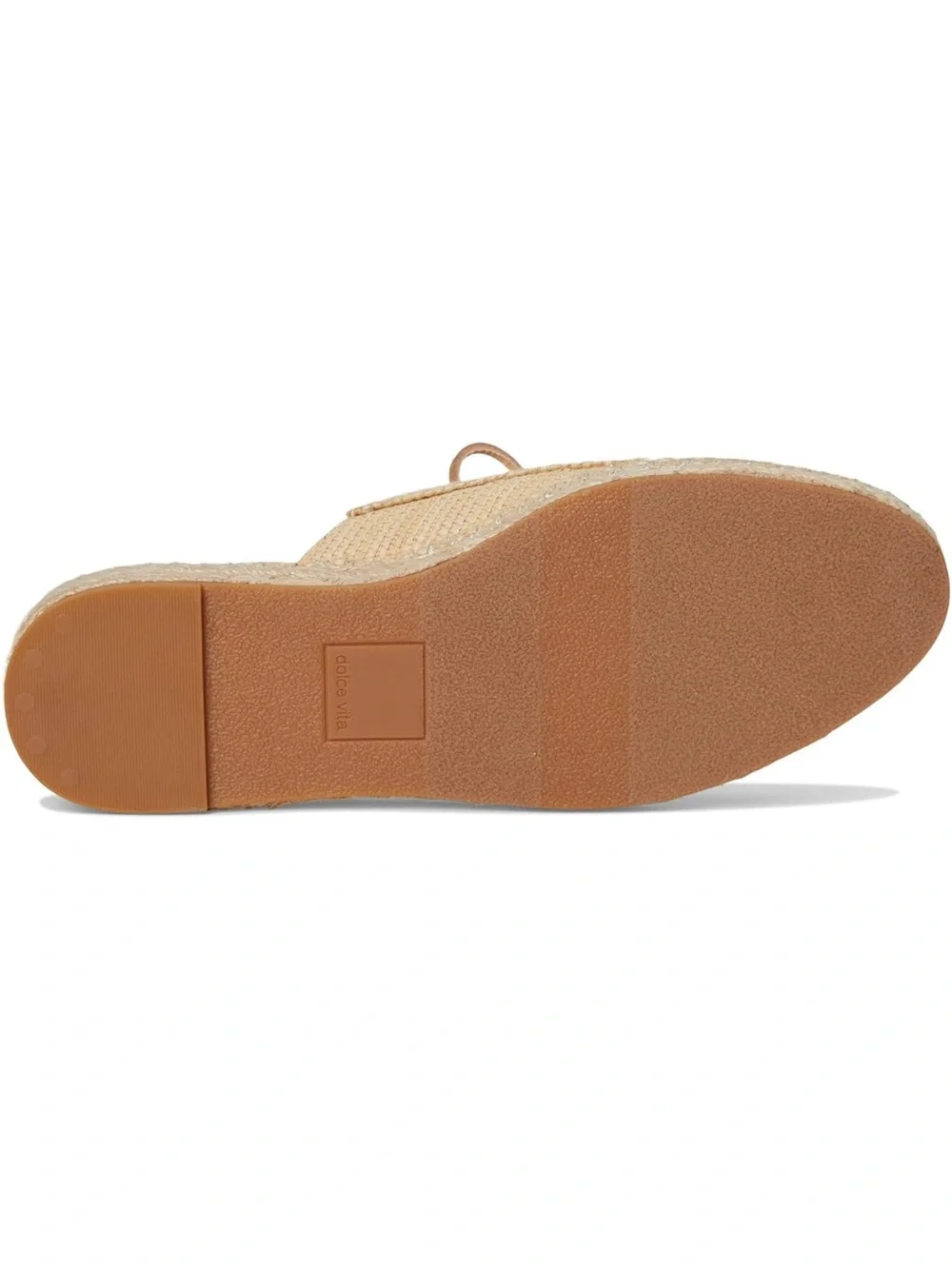 Dolce Vita Woven Espadrille Mule Loafers in Natural
